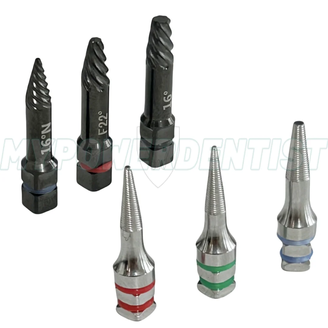 6 Size Color Broken Dental Failed Fixture Remove Screw Stainless Steel Extractor
6 Size Color Broken Dental Failed Fixture Remove Screw Stainless Steel Extractor