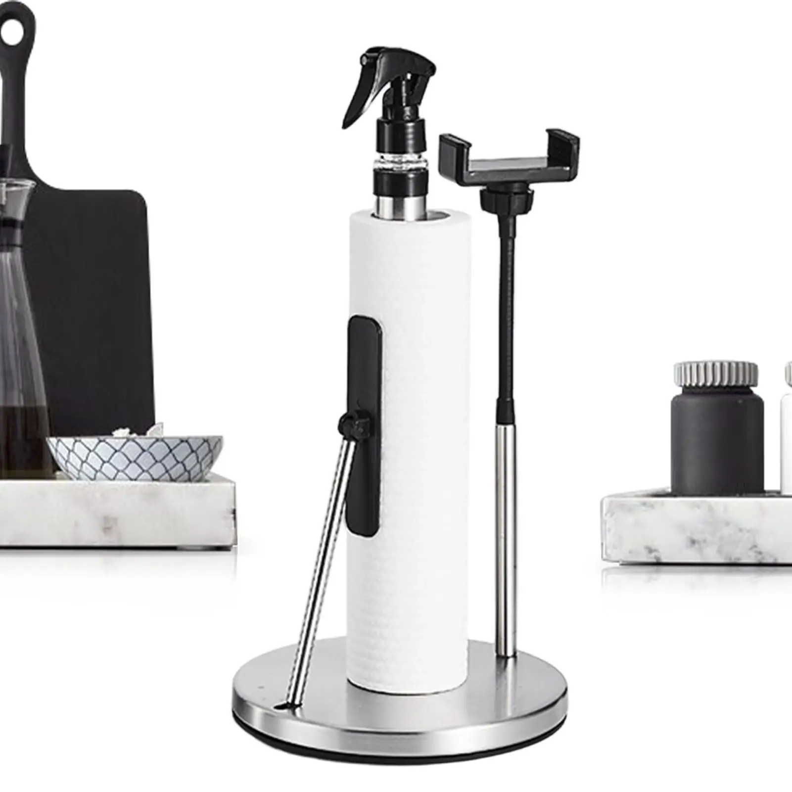 Paper Towel Holder With Spray Vertical Heavy Duty Phone Stand Modern Paper Towel Holder For Home Bedroom Kitchen Bathroom
Paper Towel Holder With Spray Vertical Heavy Duty Phone Stand Modern Paper Towel Holder For Home Bedroom Kitchen Bathroom