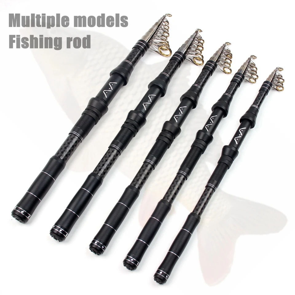 1.8M2.1M2.4M2.7M3.0M Portable Fishing Rod Carbon Fast Telescopic Sea Boat Rock FISH ROD for Fresh Salt Water Fishing Pesca
1.8M2.1M2.4M2.7M3.0M Portable Fishing Rod Carbon Fast Telescopic Sea Boat Rock FISH ROD for Fresh Salt Water Fishing Pesca