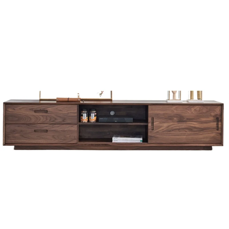 1 Nordic solid wood living room furniture light luxury TV cabinet North American black walnut TV cabinet household
1 Nordic solid wood living room furniture light luxury TV cabinet North American black walnut TV cabinet household