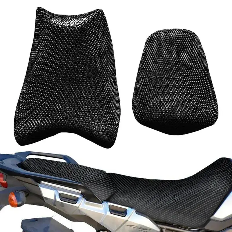 Motorcycle Seat Covers Cushion 2pcs 3D Mesh Breathable Summer Cool Motorbike Seat Covers Cushion Waterproof Scooter Seat Cushion
Motorcycle Seat Covers Cushion 2pcs 3D Mesh Breathable Summer Cool Motorbike Seat Covers Cushion Waterproof Scooter Seat Cushion