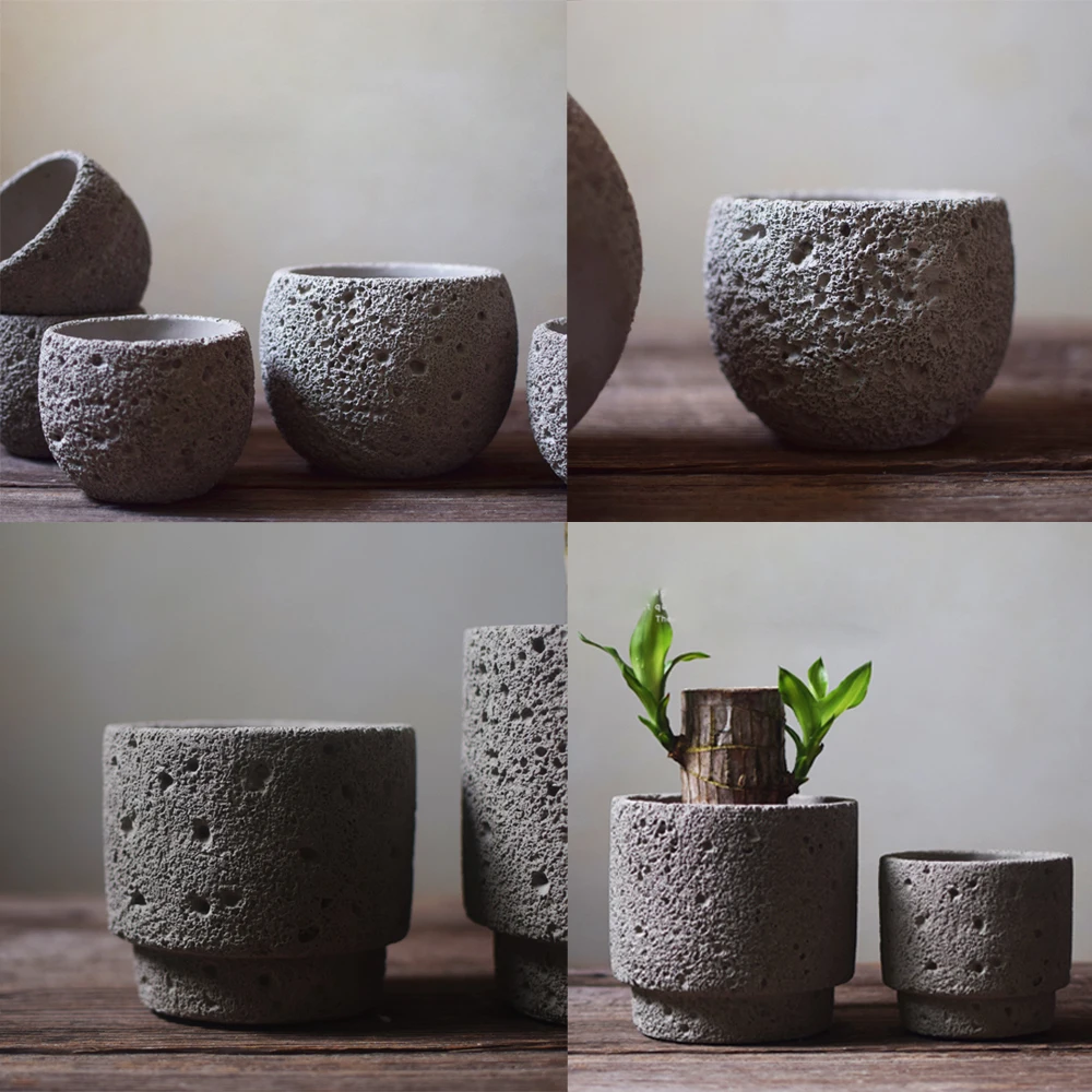 Creative rock Moon Texture Design Flowerpot Silicone Mold Cement Green Plant silicone molds
Creative rock Moon Texture Design Flowerpot Silicone Mold Cement Green Plant silicone molds