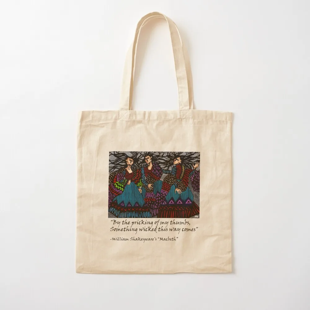 Macbeth Witches - Something Wicked Tote Bag Candy bags canvas tote bags eco pack Canvas Tote Bag
Macbeth Witches - Something Wicked Tote Bag Candy bags canvas tote bags eco pack Canvas Tote Bag