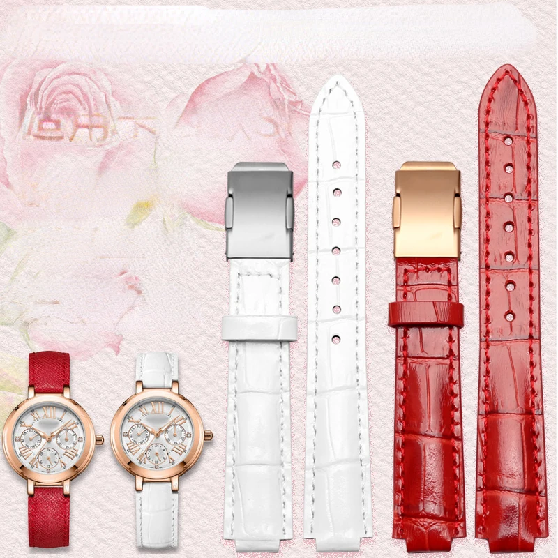 Genuine Leather Watch Strap for Casio Raised Mouth Watch Band Cross-3034 Special Belt Women's Watchband Red 10mm
Genuine Leather Watch Strap for Casio Raised Mouth Watch Band Cross-3034 Special Belt Women's Watchband Red 10mm