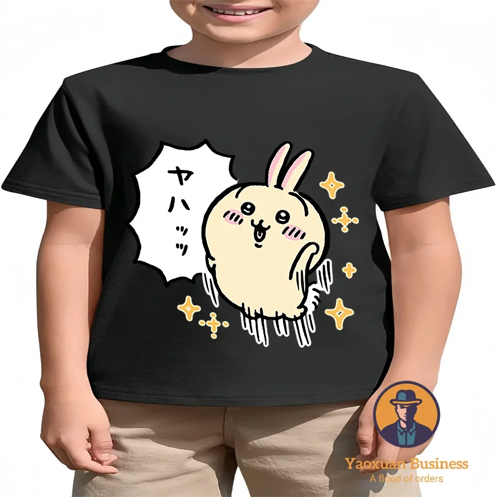 2-14Y Boys Girls Multi Scene Round Neck Pure Cotton T Shirt Chiikawa Fashion Daily Printed Tops
2-14Y Boys Girls Multi Scene Round Neck Pure Cotton T Shirt Chiikawa Fashion Daily Printed Tops