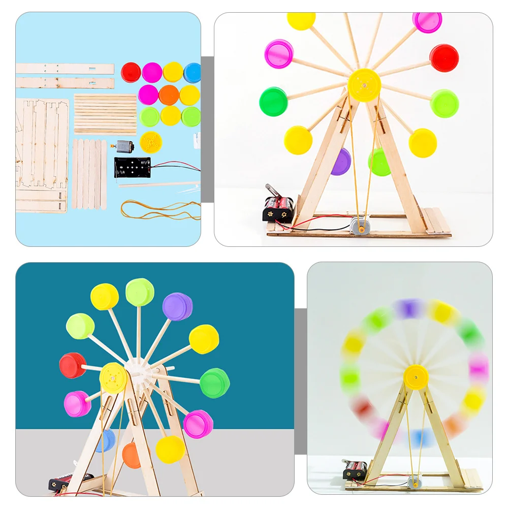 1 set 1 Set Diy Ferris Wheel Materials Kit Kids Educational Wooden Science Experiment Puzzle Game Parent-Child Activity Handmade
1 set 1 Set Diy Ferris Wheel Materials Kit Kids Educational Wooden Science Experiment Puzzle Game Parent-Child Activity Handmade