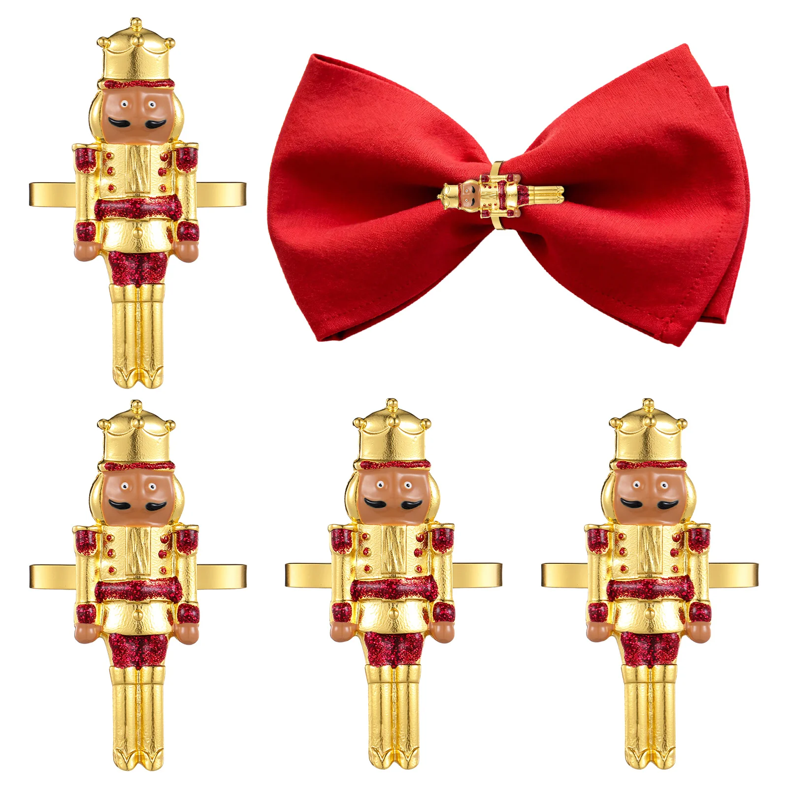 4Pcs Christmas Nutcracker Napkin Rings Elegant Table Adornments Alloy Material Christmas Nutcracker Napkin Ring
4Pcs Christmas Nutcracker Napkin Rings Elegant Table Adornments Alloy Material Christmas Nutcracker Napkin Ring