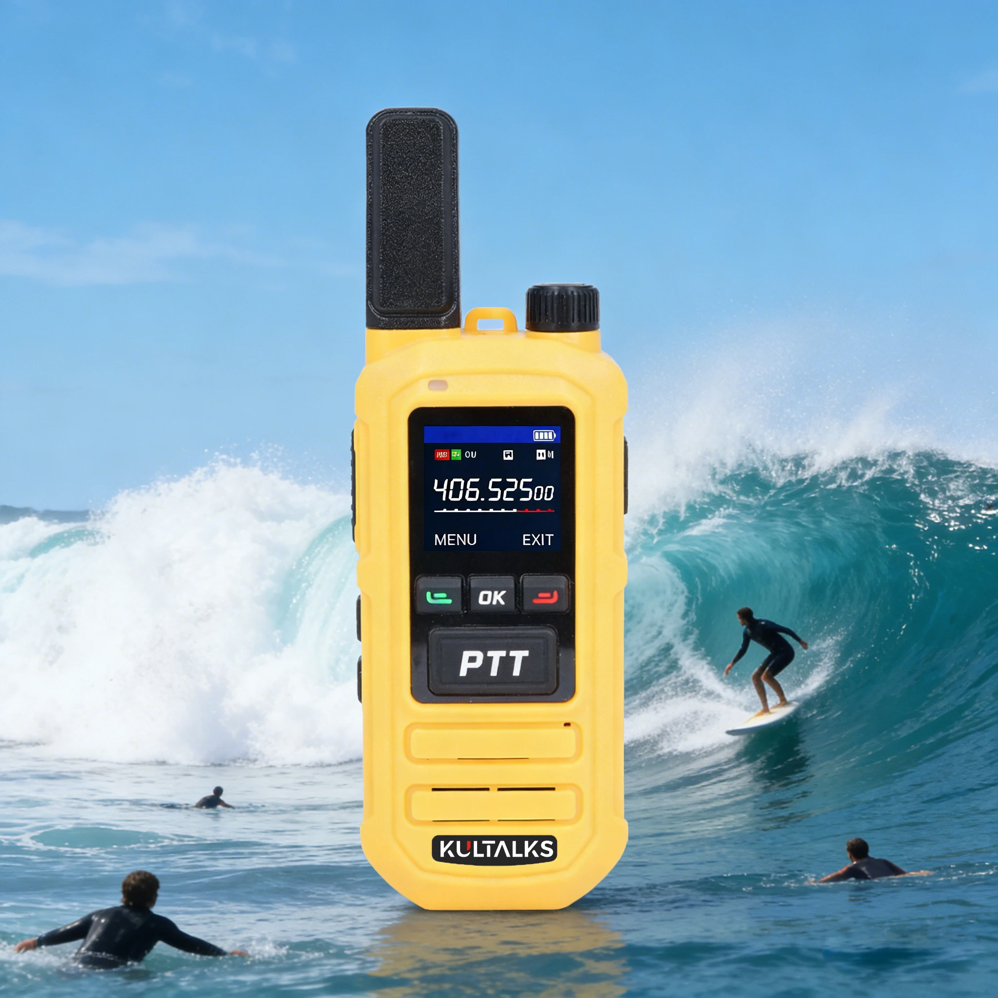 IP68 Waterproof Floating Handheld Walkie Talkie UHF Rechargeable 2KM Long Range Two Way Radios
IP68 Waterproof Floating Handheld Walkie Talkie UHF Rechargeable 2KM Long Range Two Way Radios