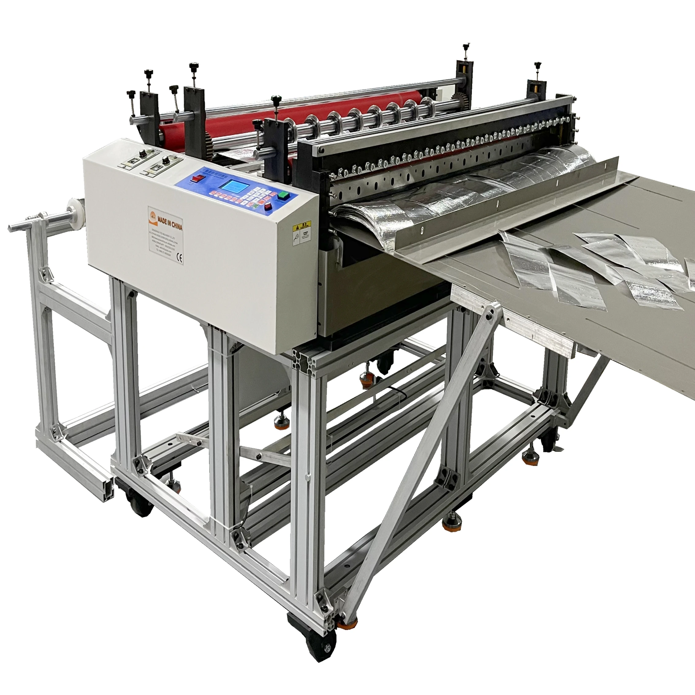 Air Bubble Wrap Roll Plastic Flim PVC Roll to Sheet Cutter Aluminum Foil Cutter Strip Vinyl Roll Sheet Cutting Machine Price
Air Bubble Wrap Roll Plastic Flim PVC Roll to Sheet Cutter Aluminum Foil Cutter Strip Vinyl Roll Sheet Cutting Machine Price