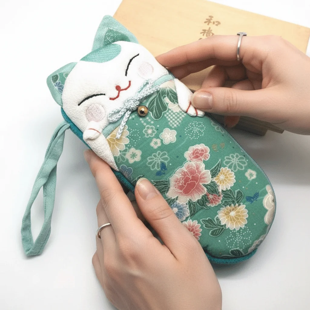 Lucky Eyewear Bag Eyeglasses Sunglasses Pouch Spectacle Box Fortune Cat Glasses Case
Lucky Eyewear Bag Eyeglasses Sunglasses Pouch Spectacle Box Fortune Cat Glasses Case