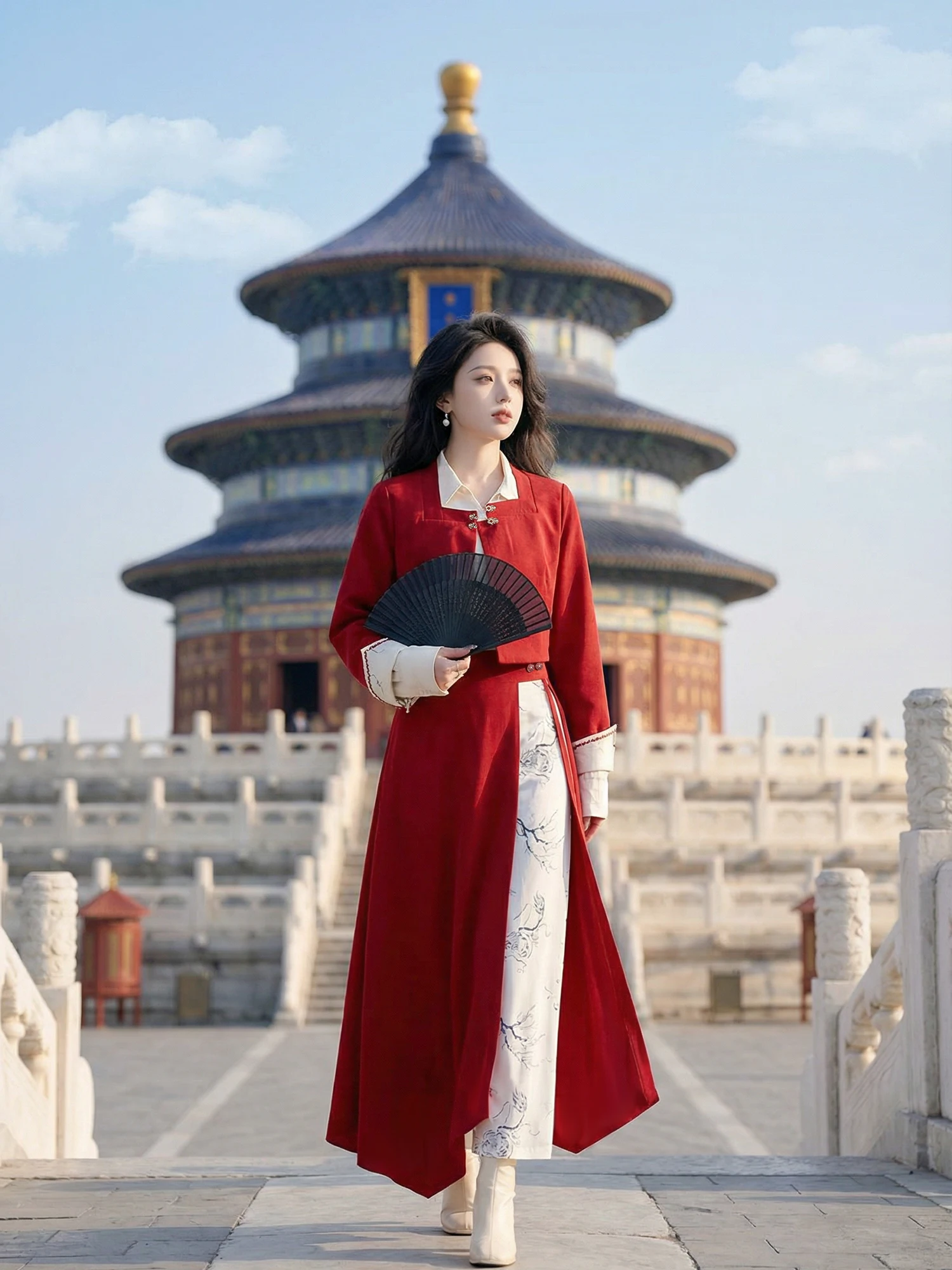 Оригинальное шерстяное пальто Ханьфу в стиле династии Мин, красное, с вышивкой, настраиваемое, для свадьбы и Нового года, с вышитым узором.
Оригинальное шерстяное пальто Ханьфу в стиле династии Мин, красное, с вышивкой, настраиваемое, для свадьбы и Нового года, с вышитым узором.