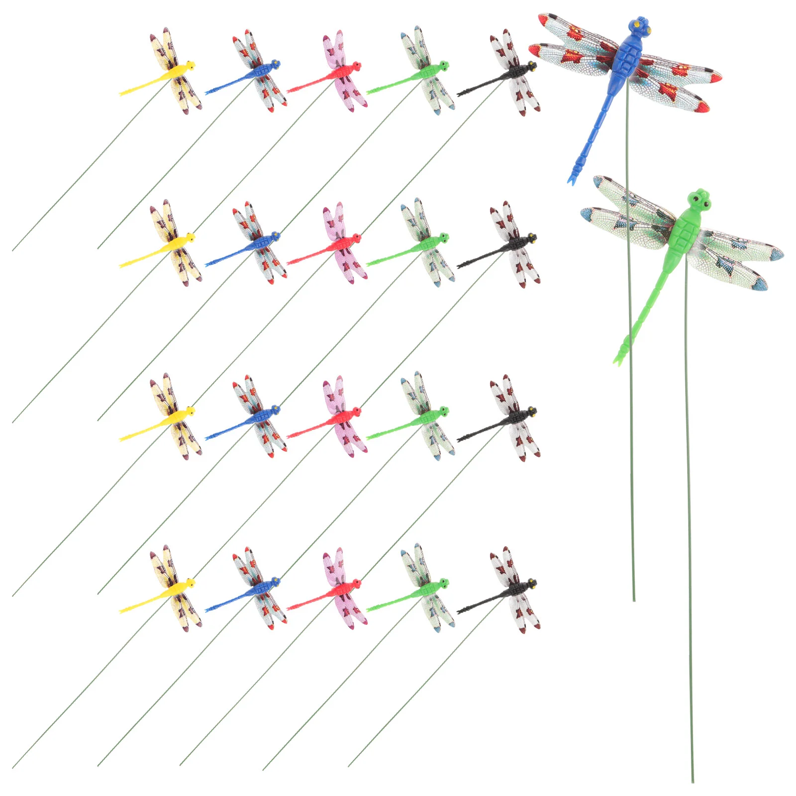 24 Pcs Garden Decoration Dragonfly Flower Pots Plastic Flowerpot Stakes Decorative
24 Pcs Garden Decoration Dragonfly Flower Pots Plastic Flowerpot Stakes Decorative