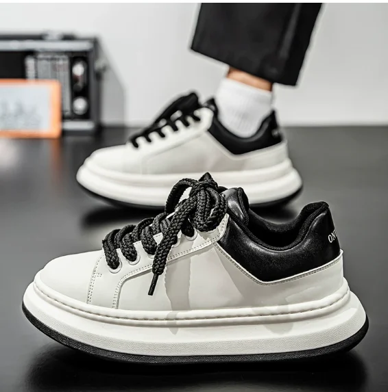 Новые мужские модные кроссовки Весна-Лето 2026 – стильные универсальные белые туфли из премиальной кожи, повседневные спортивные кеды для скейтбординга
Новые мужские модные кроссовки Весна-Лето 2026 – стильные универсальные белые туфли из премиальной кожи, повседневные спортивные кеды для скейтбординга