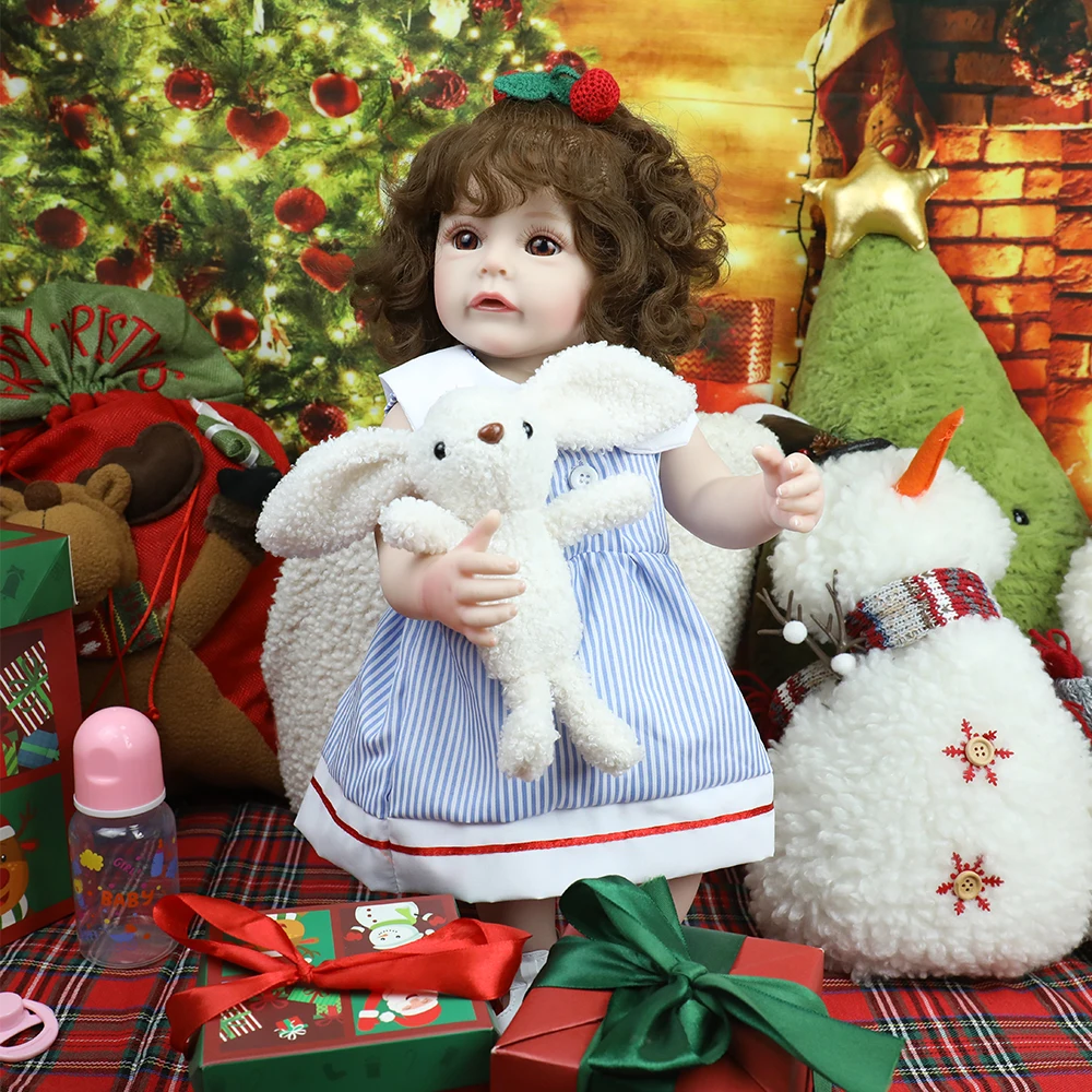 18-дюймовая кукла Reborn Baby Girl Susu с укорененными волосами ручной работы и мягкой на ощупь, игрушки для ванной для детей, лучшие рождественские подарки
18-дюймовая кукла Reborn Baby Girl Susu с укорененными волосами ручной работы и мягкой на ощупь, игрушки для ванной для детей, лучшие рождественские подарки