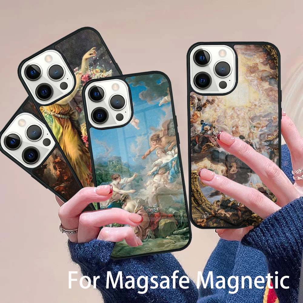 Renaissance paintings Phone Case Magesafe Magnetic Wireless Charge Cover For IPhone 16 11 12 13 14 15 Pro Max Plus Mini
Renaissance paintings Phone Case Magesafe Magnetic Wireless Charge Cover For IPhone 16 11 12 13 14 15 Pro Max Plus Mini