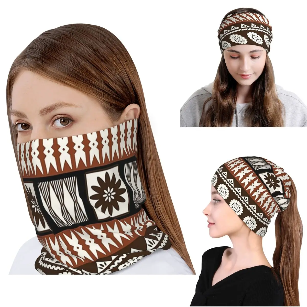 Fijian Masi - Tapa Bandana Neck Gaiter Face Scarf Multifunction Balaclava Beanies Hat Unisex Adult Washable
Fijian Masi - Tapa Bandana Neck Gaiter Face Scarf Multifunction Balaclava Beanies Hat Unisex Adult Washable