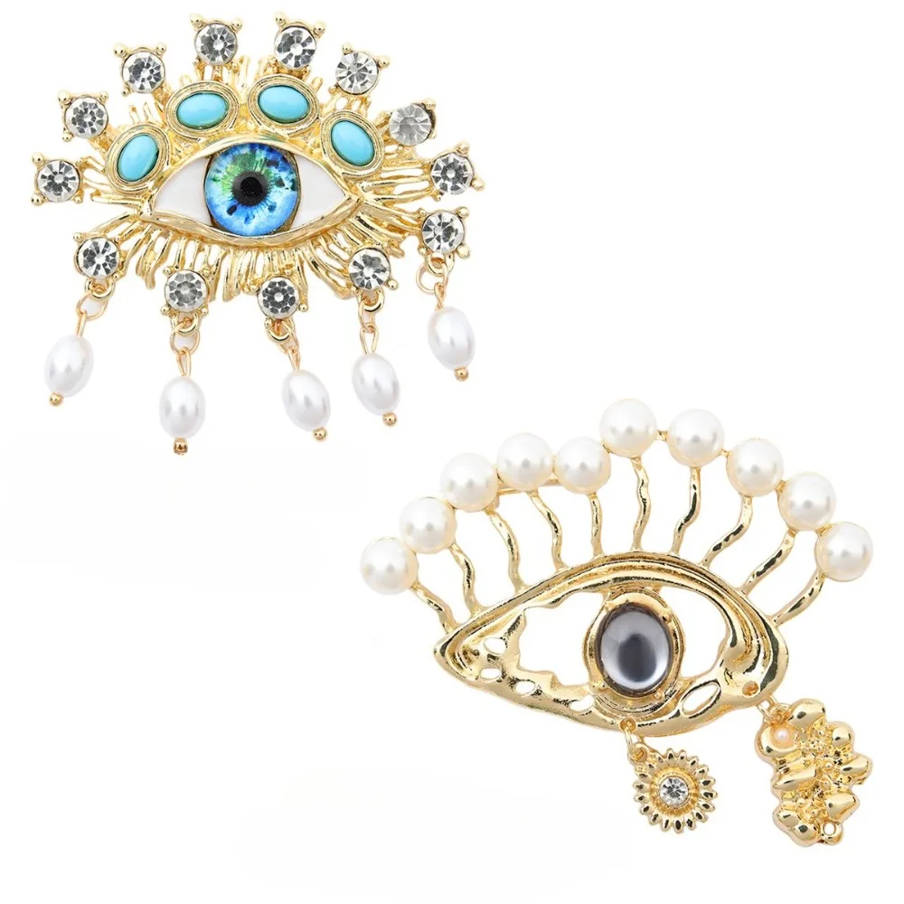 Vintage Eye Design Brooches for Women and Men Rhinestone Tassel Lapel Pins Corsage Suit Badge Accessory Jewelry
Vintage Eye Design Brooches for Women and Men Rhinestone Tassel Lapel Pins Corsage Suit Badge Accessory Jewelry