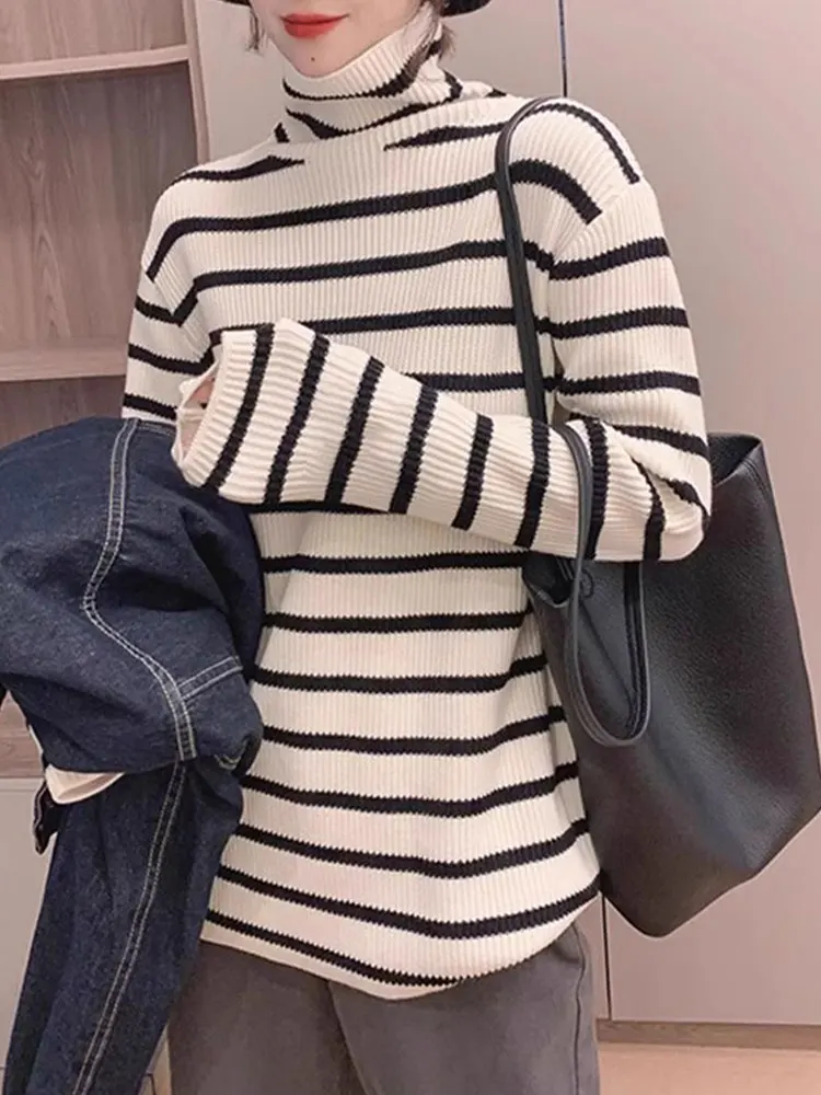 Уникальные высокие цвета в полоску Long Sve Трикотажные модные элементы Ранняя осень Ленивая основа irt Женские свободные...
Уникальные высокие цвета в полоску Long Sve Трикотажные модные элементы Ранняя осень Ленивая основа irt Женские свободные...