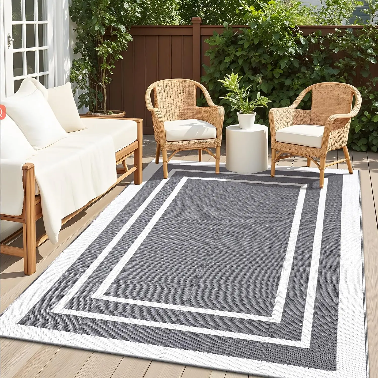 Outdoor Rug 5x8 ft Waterproof, Reversible Outdoor Plastic Straw Rug, RV Mat, Indoor Outdoor Carpet Clearance for Patio, Campi
Outdoor Rug 5x8 ft Waterproof, Reversible Outdoor Plastic Straw Rug, RV Mat, Indoor Outdoor Carpet Clearance for Patio, Campi
