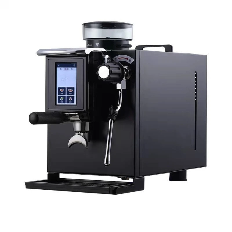 Commercial semi-automatic grinding and pressing powder milk foam integrated multi-function double-boiler Italian coffee machine
Commercial semi-automatic grinding and pressing powder milk foam integrated multi-function double-boiler Italian coffee machine