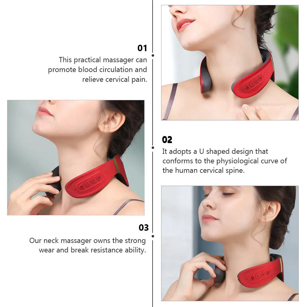 1 set 1 Set Rechargeable U-Shaped Neck Massager Electric Cervical Spine Pain Relief Device Portable Neck Care Tool For Home Use
1 set 1 Set Rechargeable U-Shaped Neck Massager Electric Cervical Spine Pain Relief Device Portable Neck Care Tool For Home Use