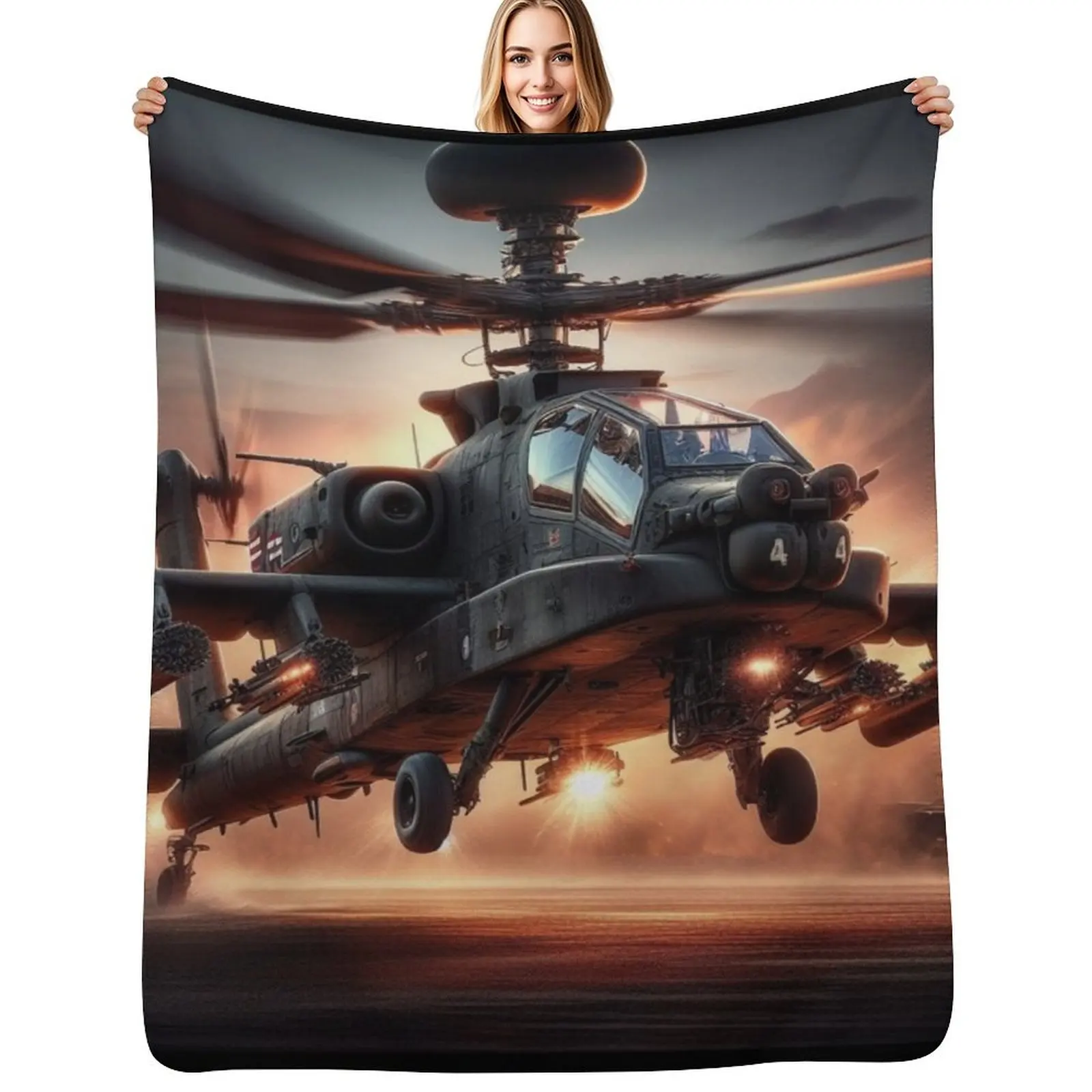 Combat helicopter #4 Throw Blanket Soft Solid Color Blanket for Couch Bed
Combat helicopter #4 Throw Blanket Soft Solid Color Blanket for Couch Bed