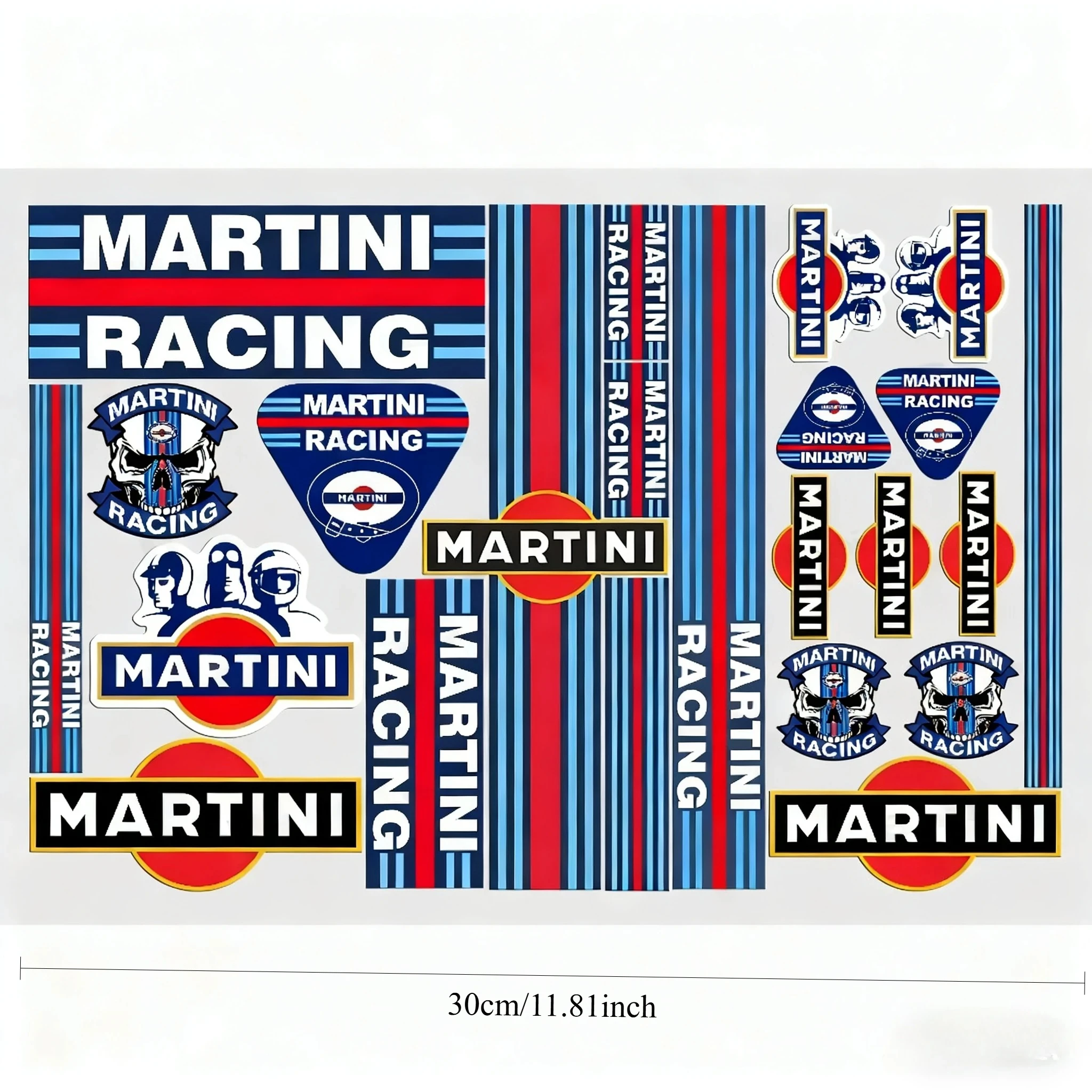 23PCS 1SET Racing Stripes & Text Vinyl Sticker Red Blue Waterproof Self-Adhesive Decal for Car Decor
23PCS 1SET Racing Stripes & Text Vinyl Sticker Red Blue Waterproof Self-Adhesive Decal for Car Decor