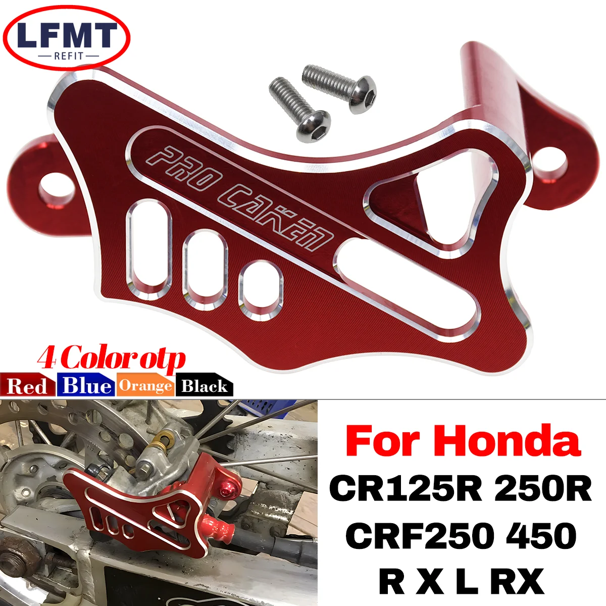 For Honda CR125R CR250R CRF250R CRF450R CRF250X CRF450X CRF250RX CRF450RX 450L Motorcycle CNC Rear Brake Caliper Guard Protector
For Honda CR125R CR250R CRF250R CRF450R CRF250X CRF450X CRF250RX CRF450RX 450L Motorcycle CNC Rear Brake Caliper Guard Protector