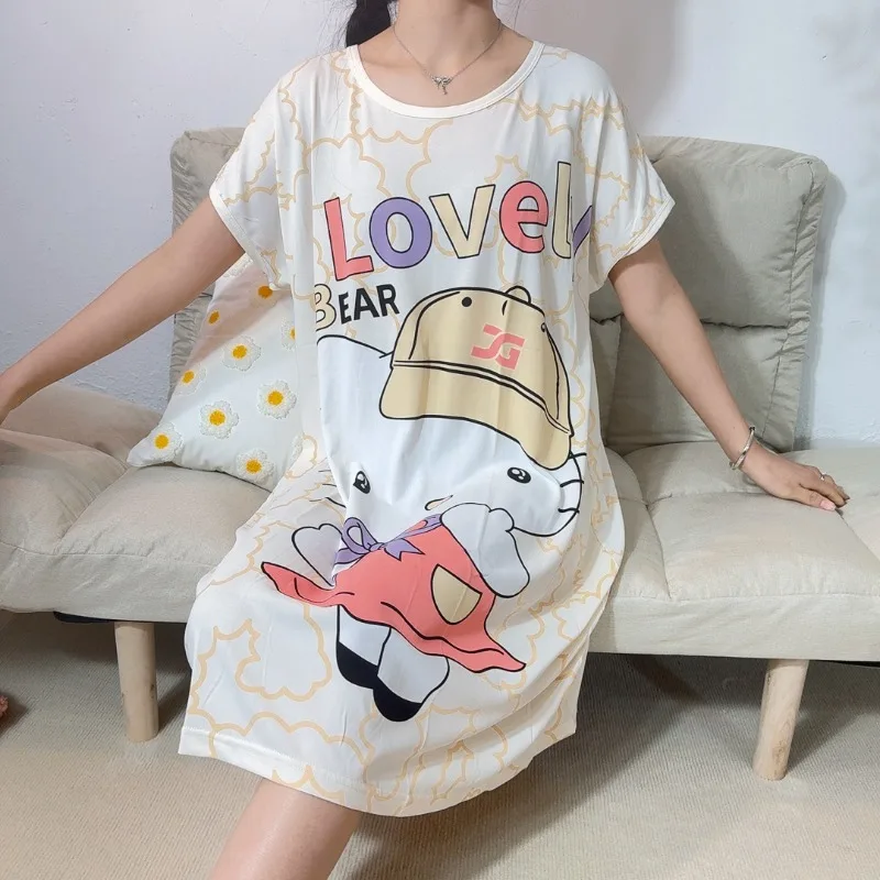 Cartoon Hello Kitty nightdress Sanrio new short-sleeved pajamas set cute Hello Kitty loungewear loose casual loungewear
Cartoon Hello Kitty nightdress Sanrio new short-sleeved pajamas set cute Hello Kitty loungewear loose casual loungewear