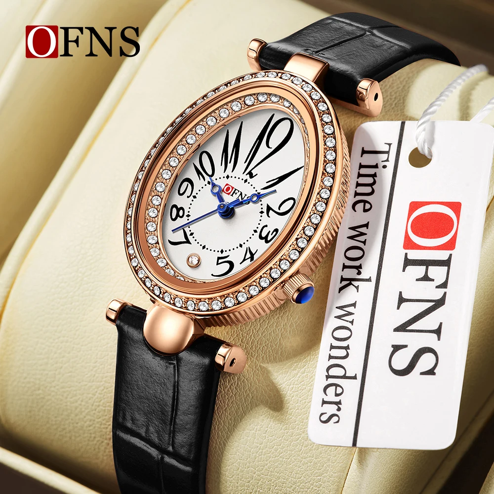 OFNS 1540 Retro Lightweight Luxury Women's Watch Premium Waterproof Quartz Watch Oval Fashion Diamond Set Women's Watch
OFNS 1540 Retro Lightweight Luxury Women's Watch Premium Waterproof Quartz Watch Oval Fashion Diamond Set Women's Watch