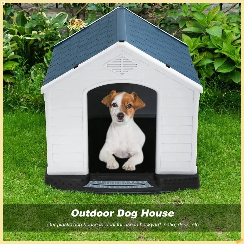 Insulated Indoor Outdoor Dog House, Ventilated Waterproof Durable Pet Shelter for All Dogs
Insulated Indoor Outdoor Dog House, Ventilated Waterproof Durable Pet Shelter for All Dogs