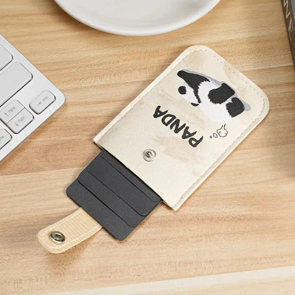 PU Leather Pull Out ID Cards Holder Waterproof Ultra-thin Bank Credit Card Organizer Pouch Candy Colors Panda Printed Coin Purse
PU Leather Pull Out ID Cards Holder Waterproof Ultra-thin Bank Credit Card Organizer Pouch Candy Colors Panda Printed Coin Purse