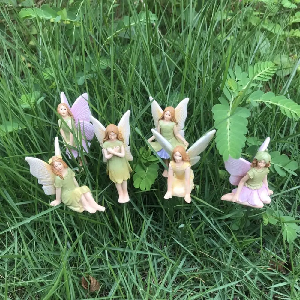 6pcs Micro Landscape Resin Flower Fairy Plugin Set Cute Mini Miniature Figurines Waterproof Funny Fairy Model Lawn
6pcs Micro Landscape Resin Flower Fairy Plugin Set Cute Mini Miniature Figurines Waterproof Funny Fairy Model Lawn