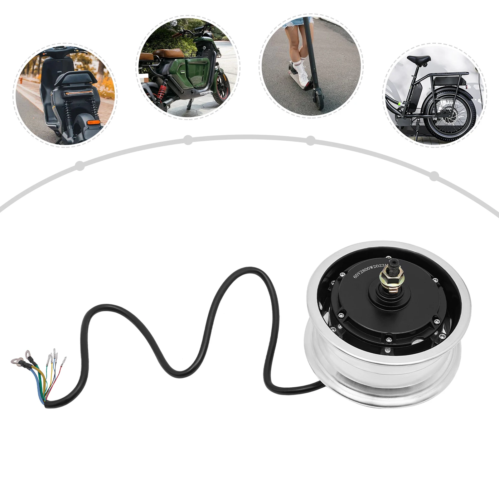 2800W Electric Motor, Waterproof, 1900rpm Max Speed, 330lbs Capacity, Aluminum Alloy Housing for DIY Scooter Projects
2800W Electric Motor, Waterproof, 1900rpm Max Speed, 330lbs Capacity, Aluminum Alloy Housing for DIY Scooter Projects