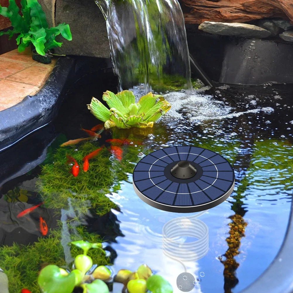 Solar Floating Pond Aerator Solar Powered Air Pump with Air Hose and Bubble Stone Fish Tank Oxygenator Auto Off for Garden Pond
Solar Floating Pond Aerator Solar Powered Air Pump with Air Hose and Bubble Stone Fish Tank Oxygenator Auto Off for Garden Pond
