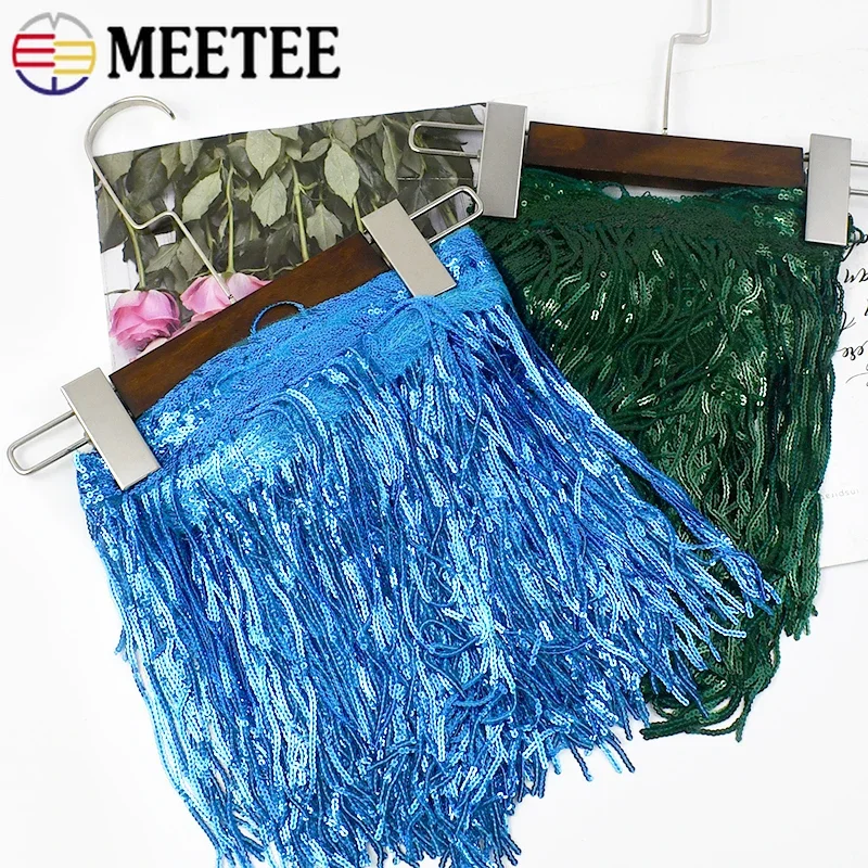2/5Yards 20cm Sequin Tassel Fringes Lace Trim Decorative Trimmings Stitching Tassels Fringe for Dresses DIY Sewing Accessories
2/5Yards 20cm Sequin Tassel Fringes Lace Trim Decorative Trimmings Stitching Tassels Fringe for Dresses DIY Sewing Accessories
