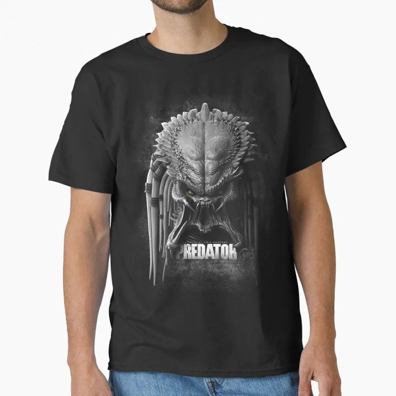 Retro Horror Sci-Fi Predator Gift T shirt Jungle Hunter Alien Warrior tee 0731 Short Sleeve Graphic Clothes All size Tops S-6XL
Retro Horror Sci-Fi Predator Gift T shirt Jungle Hunter Alien Warrior tee 0731 Short Sleeve Graphic Clothes All size Tops S-6XL