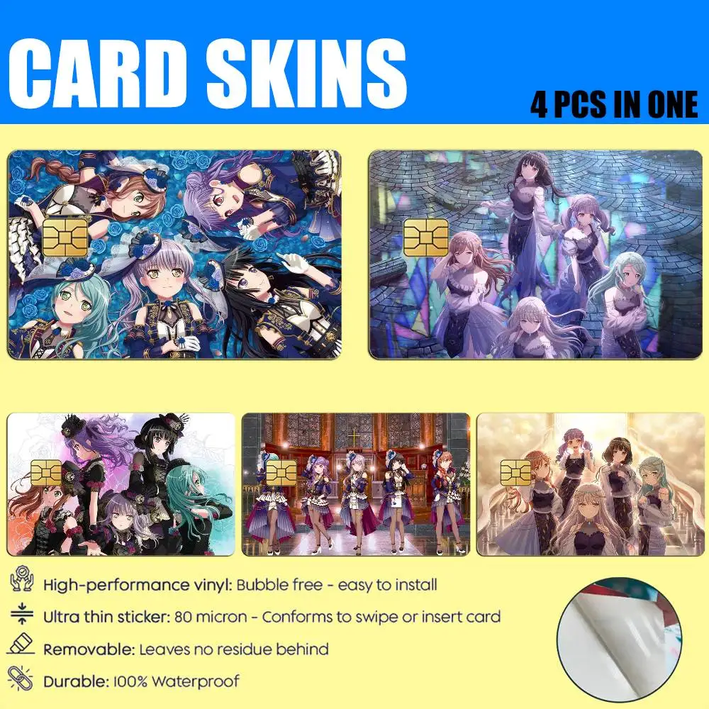 25DJapanProject R-Roselia BanG D-Dream Card Stickers for Bank Access Protective Waterproof Film Cover Sticker Gift
25DJapanProject R-Roselia BanG D-Dream Card Stickers for Bank Access Protective Waterproof Film Cover Sticker Gift