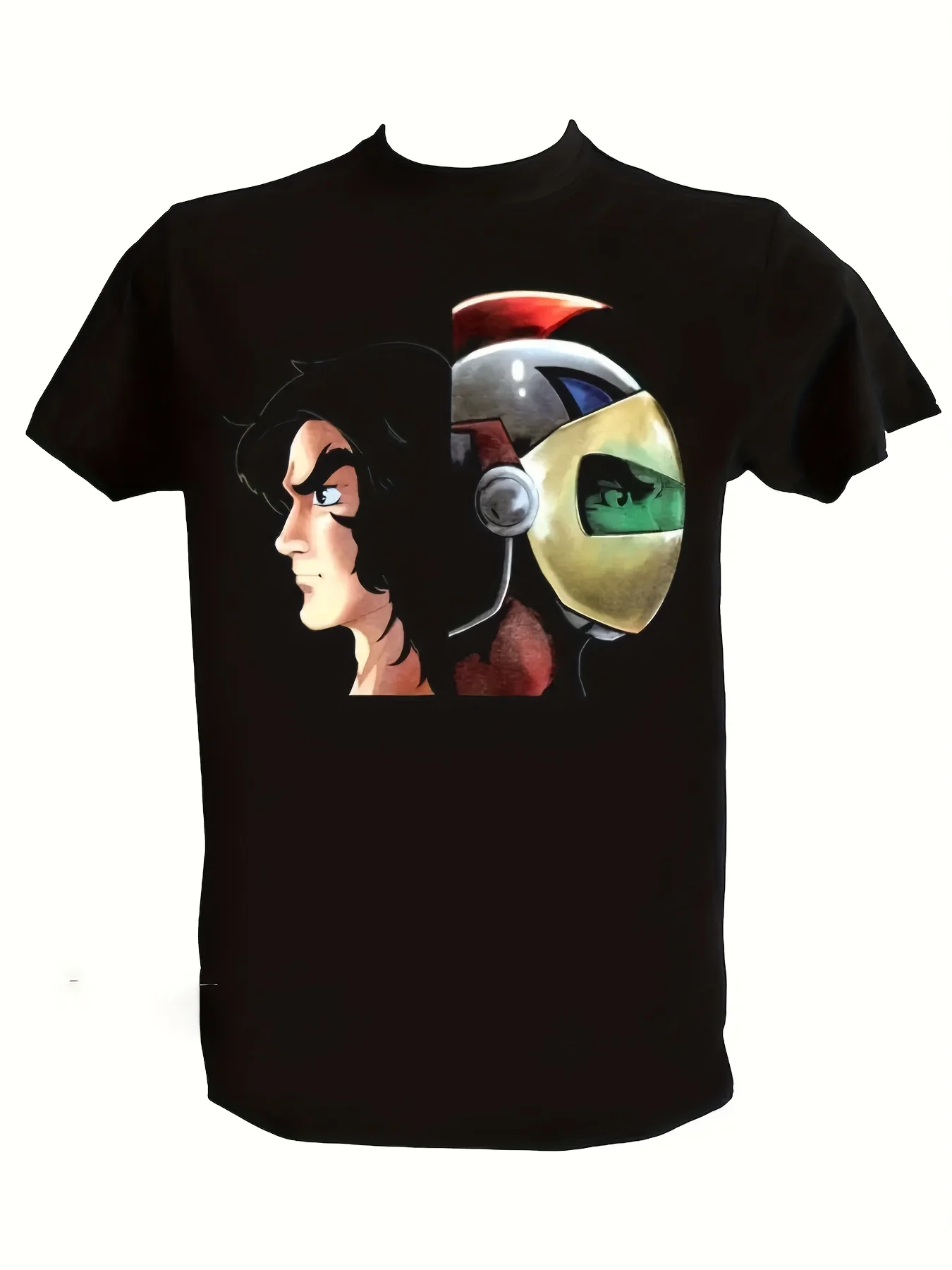 Goldorak Grendizer Men's Anime Pattern T-shirt - Vibrant Doppelgänger Robot and Human Design, Black Casual Shirt
Goldorak Grendizer Men's Anime Pattern T-shirt - Vibrant Doppelgänger Robot and Human Design, Black Casual Shirt