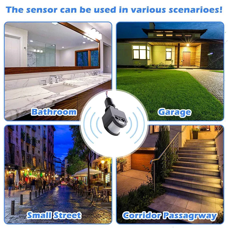A76K 12V Motion Sensor Pir Sensor Automatic Infrared Sensor Motion Detector Light Switch Outdoor Pir For Wall Indoor Outdoor
A76K 12V Motion Sensor Pir Sensor Automatic Infrared Sensor Motion Detector Light Switch Outdoor Pir For Wall Indoor Outdoor