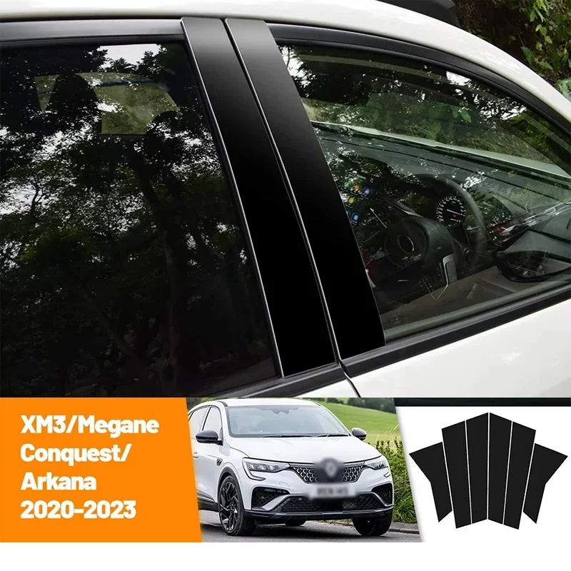 For Renault XM3 Megane Conquest Arkana 2020-2023 Car Black Carbon Fiber Doors and Windows B C Stickers Accessories
For Renault XM3 Megane Conquest Arkana 2020-2023 Car Black Carbon Fiber Doors and Windows B C Stickers Accessories