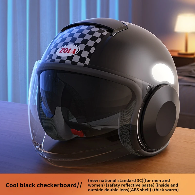 A-Class 3c шлем для электромобиля женский противотуманный теплый зимний электромобиль корейский электромобиль полностью закрытый шлем 3/4 
A-Class 3c шлем для электромобиля женский противотуманный теплый зимний электромобиль корейский электромобиль полностью закрытый шлем 3/4