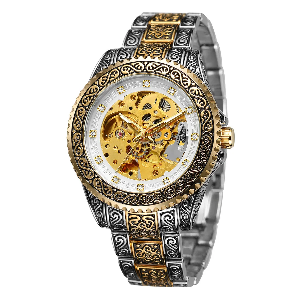 Automatic Men Wristwatch Hallow Vintage Watch Clock Birthday Gift
Automatic Men Wristwatch Hallow Vintage Watch Clock Birthday Gift