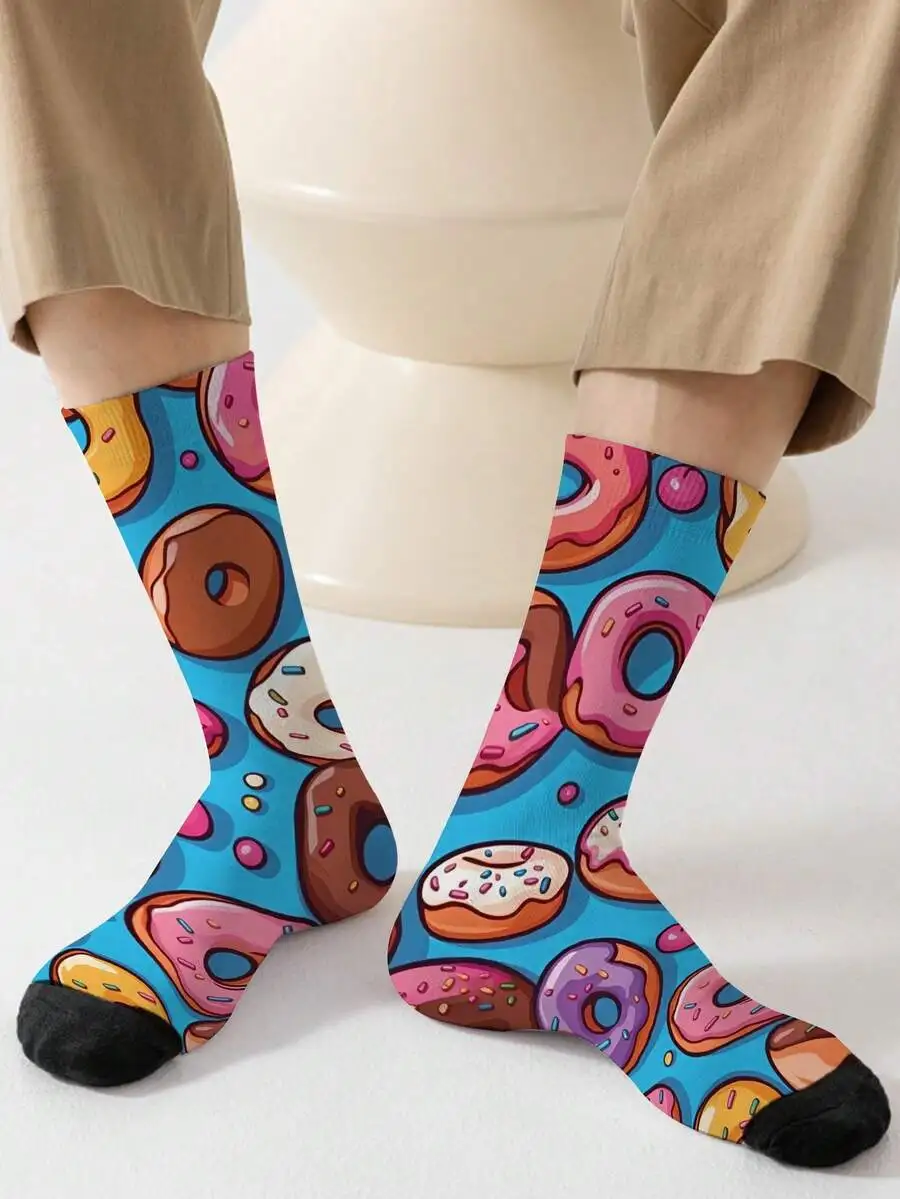 Mens All-Over Printed Donut Socks Soft Comfortable Casual Streetwear
Mens All-Over Printed Donut Socks Soft Comfortable Casual Streetwear