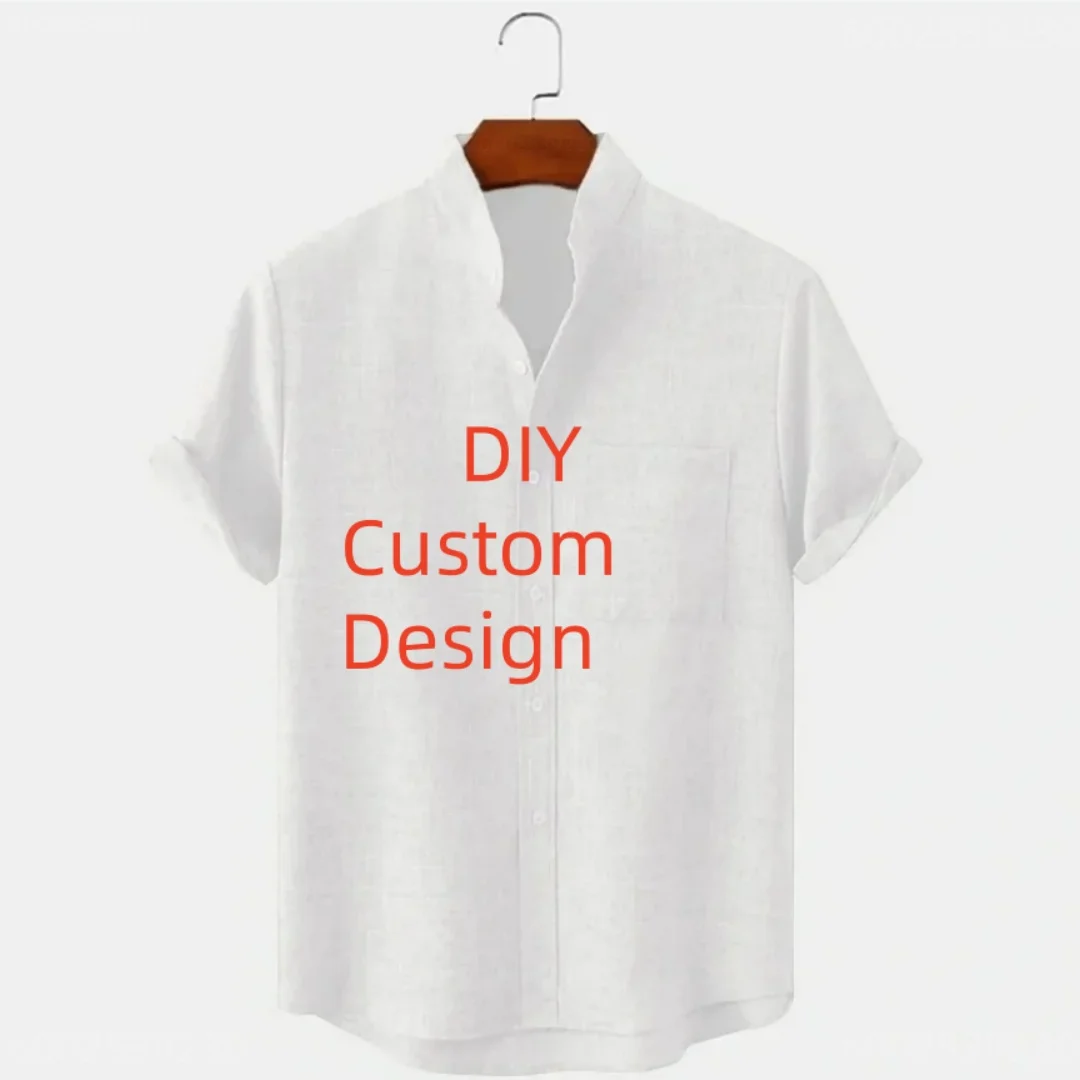 DIY Custom Design Summer New Men's Shirt - Solid Cotton Short-Sleeved Collar Shirt - Casual Plus Size Men's Shirt - Men's Clothi
DIY Custom Design Summer New Men's Shirt - Solid Cotton Short-Sleeved Collar Shirt - Casual Plus Size Men's Shirt - Men's Clothi