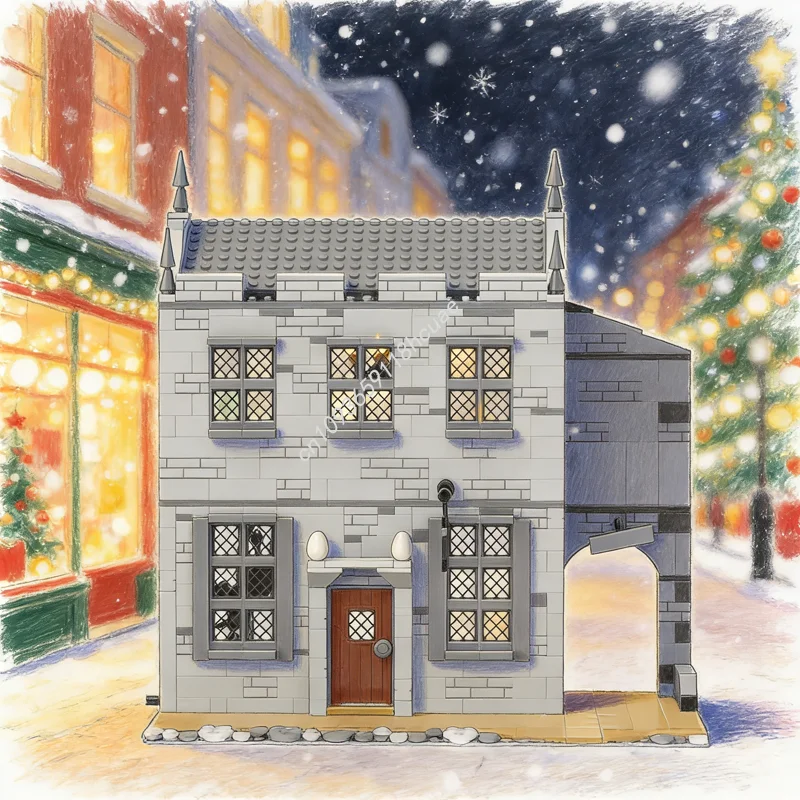 787pcs MOC Harry Knockturn Alley The White Wyvern Pub Model Building Blocks Toy Construction Christmas Gifts Brick Kids
787pcs MOC Harry Knockturn Alley The White Wyvern Pub Model Building Blocks Toy Construction Christmas Gifts Brick Kids