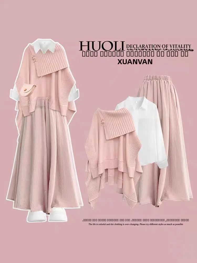 Sli Уникальный комплект вязаного свитера Sweet Dopasowana внутренняя юбка для похудения Брюки Комплект футболки Long Sve Cotton B...
Sli Уникальный комплект вязаного свитера Sweet Dopasowana внутренняя юбка для похудения Брюки Комплект футболки Long Sve Cotton B...