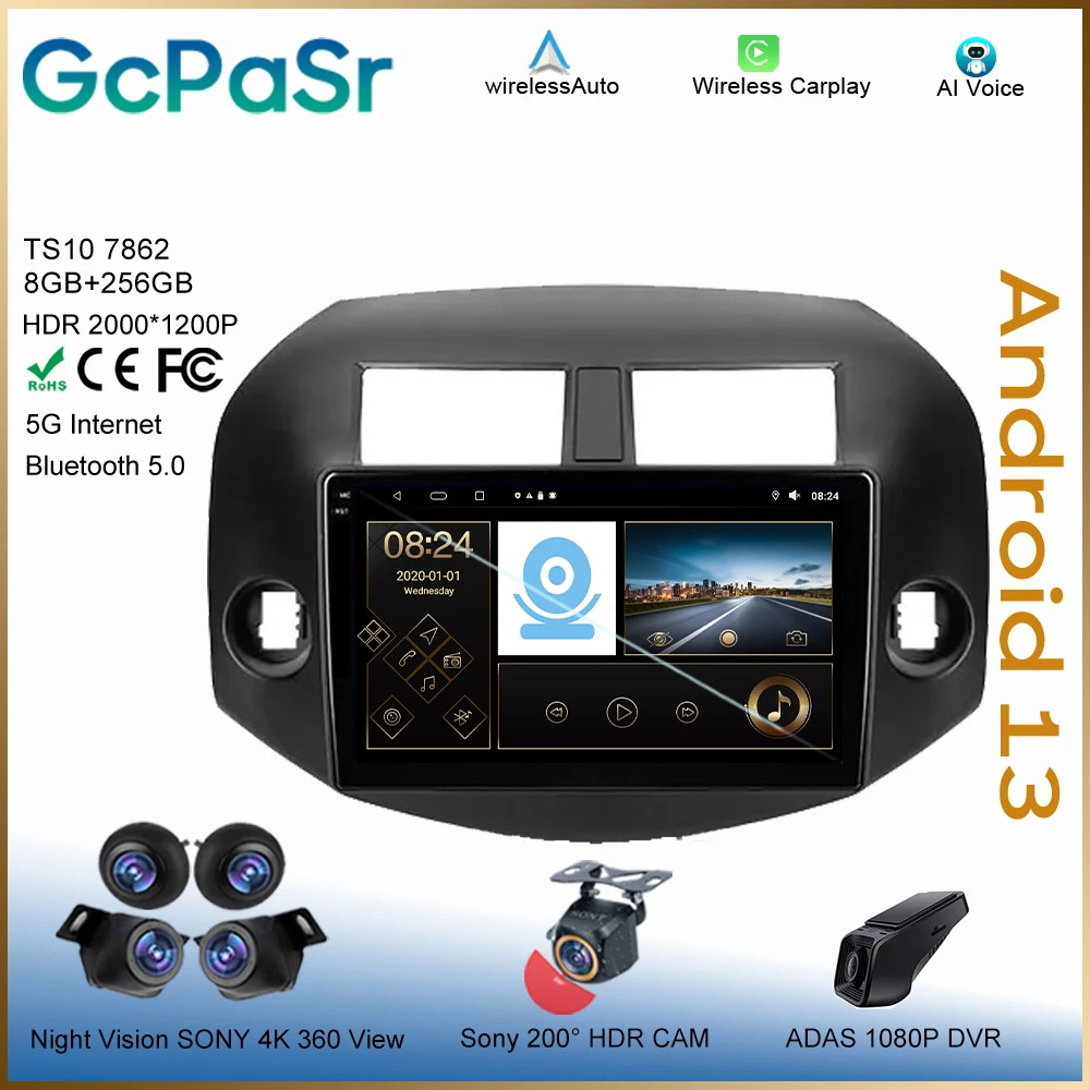 Android для Toyota RAV4 3 XA30 2005 - 2013 мультимедиа 7862 стерео радио видеоплеер экран Carplay ЦП HDR QLED экран видеорегистратор
Android для Toyota RAV4 3 XA30 2005 - 2013 мультимедиа 7862 стерео радио видеоплеер экран Carplay ЦП HDR QLED экран видеорегистратор