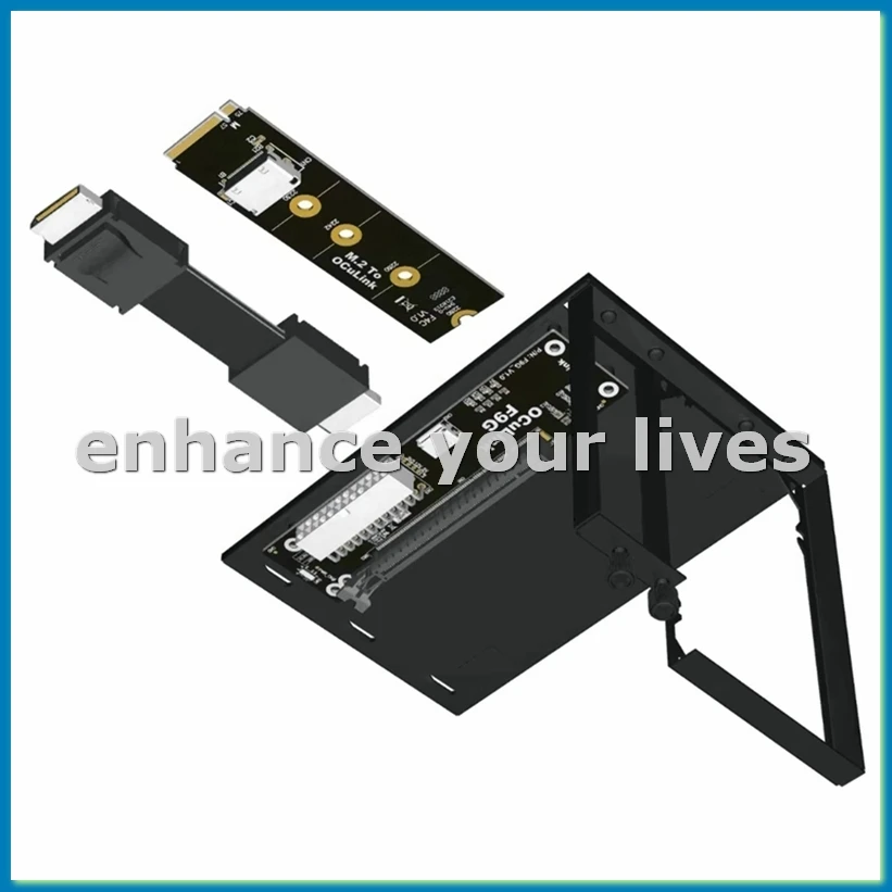 F9G-F9934-F4C-BK7 EGPU OCuLink GPU Dock M.2 NVMe to Oculink Adapter with Oculink Cable ATX Type PCIe4.0 64Gbps 50CM-A79U
F9G-F9934-F4C-BK7 EGPU OCuLink GPU Dock M.2 NVMe to Oculink Adapter with Oculink Cable ATX Type PCIe4.0 64Gbps 50CM-A79U