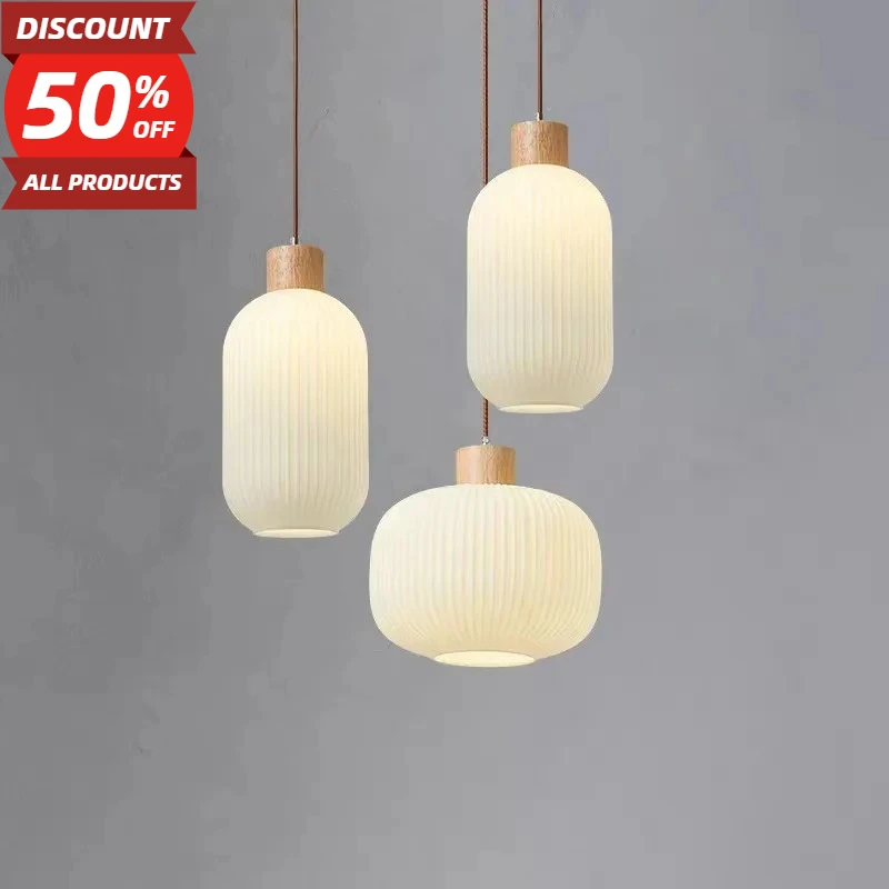 Japanese Style Restaurant Pendant Light Single Head Retro Vintage Dining Room Wooden Glass Bar Counter Bedroom Bedside Lamp
Japanese Style Restaurant Pendant Light Single Head Retro Vintage Dining Room Wooden Glass Bar Counter Bedroom Bedside Lamp